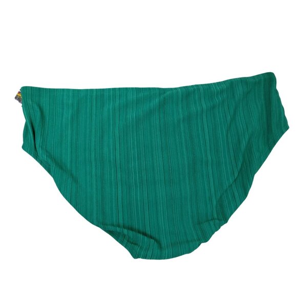 Time and Tru Womens 3XL (24W to 26W) Green Gem Lattice Mid Rise Bikini Bottom - Picture 5 of 5